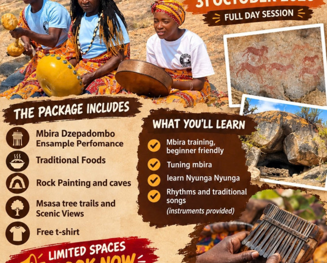Basecamp Domboshava Launches Full-Day Mbira Sessions